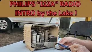 A Philips 112 Radio by the Lake