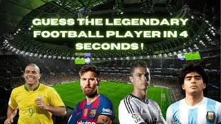 GUESS THE LEGENDARY FOOTBALL PLAYER IN 4 SECONDS! ⚽ | FOOTBALL QUIZ 2026