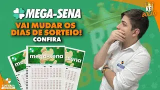 A MEGA-SENA VAI MUDAR AS DATAS😱 CONFIRA NOVOS DIAS DE SORTEIO❗️
