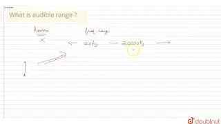 What is audible range ? | 9 | SOUND | PHYSICS | PRADEEP | Doubtnut