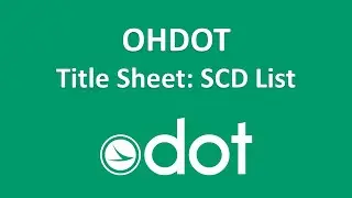 OHDOT SCDList
