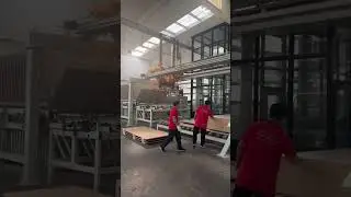 Witness the Factory's Short Cycle Hot Press Machine Workshop in Action!