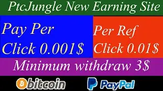 New PTC site 2022 | Pay per click 0.001$ | Low Minimum Withdraw