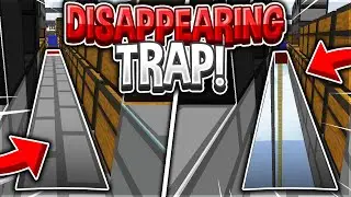 op disappearing floor trap... *RAIDABLE* - LIVING ON A LINE #3 | Minecraft HCF