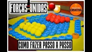 Jogo de tabuleiro For&ccedil;as Unidas - Tutorial Como Fazer passo a passo