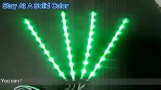 Sound Active 7 Color RGB LED Car Interior Lighting Kit (Part 1)