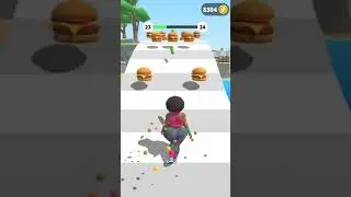 Body Race - Fat to Fit Crazy Gameplay iOS, Android Mobile #Shorts