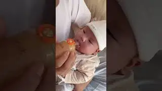 Innovative Baby Spoon-Bottle for Easy and Mess-Free Feeding!#babyfeeding