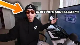 MAKING A TRAP BEAT WITH SUNGLASSES !?!? (Zungle Viper Bluetooth Sunglasses)