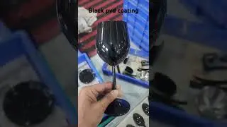 Black PVD Coated #glassware #barware #stainlesssteel #pvdcoating #pvd