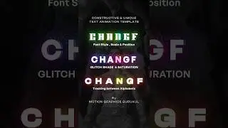 Advance After Effects Animation Pre-sets & Premiere Pro Templates for Video Editors #template #adobe