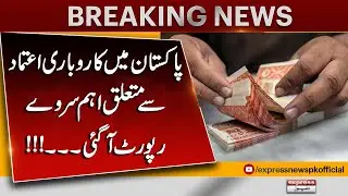 Important Survey Report on Business Confidence in Pakistan Released! | Economic Update