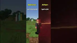 Minecraft Then vs Now @MineLandOfficial