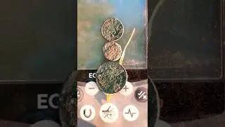Монети помиті, дивимось результат.###The coins are washed, let's see the result###