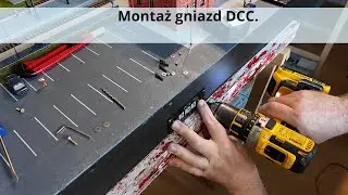 Montaż gniazd DCC. Moja makieta modułowa.