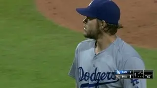LAD@MIA: Kershaw strikes out nine, picks up loss