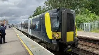 Class 450 Desiro | 450127 &lsquo;Dave Gunson&rsquo; | South Western Railway | Basingstoke | 05/07/21