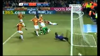 Gervinho Miss in Bradford city-Arsenal! 11-12-12