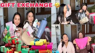 COLOR GIFT EXCHANGE GAME WITH SISTER 😘|| UNEXPECTED GIFT 🎁 