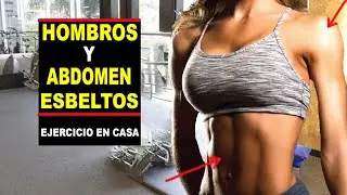 *BRAZOS, HOMBROS Y ABDOMEN TONIFICADOS* FÁCIL CON EJERCICIOS CASEROS/ MANCUERNAS/ Adryán Medellín