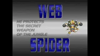 Mega Man X4 (Playstation) Web Spider Boss Battle
