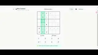 Linkedin Mini Sudoku #184 Today's answer #MiniSudoku - 11/02/2026