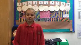 Abigail attempting the Pi Challenge - Parson Street Primary School