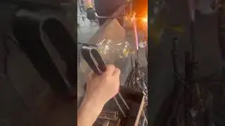 handcrafted wine glass