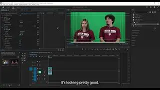Premiere Pro - Ultra Key tutorial with captions