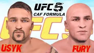 How to make Oleksandr Usyk & Tyson Fury (UFC 5 CAF Formula)