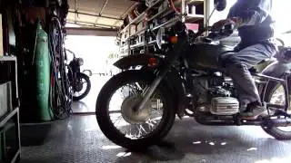 Dnepr MB650 Made in USSR　Detail～Cold　start～Runs　Away