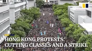 Hong Kong protests: cutting classes and a strike