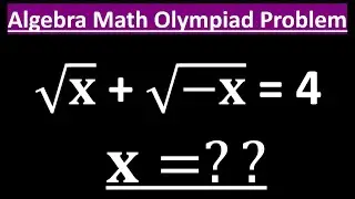 Math Olympiad Algebra Problem || Exponential Algebra Math || Algebra Root Math || Maths Class
