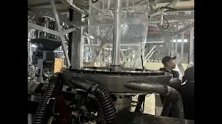 1800mm three layer  film blowing machine with PLASTAR auto air ring and thickness device