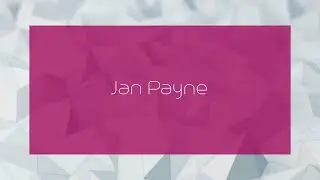 Jan Payne - appearance