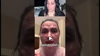 Желатиновая маска для лица пошла УЖАСНО не так.