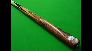 1pc Maximus Ultimate Snooker cue 2966 - Ebony, Ash, Burr Wood & Lava Wood
