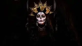 For Dia del Los Muertos 🥀🖤 #catrinamakeup #diademuertos #d&iacute;adelosmuertos #sugarskull #makeup
