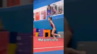 POV Parents vs Judges #gymnasticstraining #gymnast #gymnasticsfloorroutine