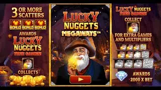 Lucky Nuggets Megaways by Blueprint Gaming - Slot Preview (max win 50,000x)