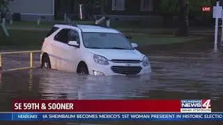 Heavy rain causes flooding in Oklahoma City metro