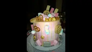 Chocolate Tower Cake with NO specialized equipment - Professional Bakery Style - Surprise Everyone!