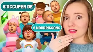 S'OCCUPER DE 6 NOURRISSONS ? 😱 Sims 4