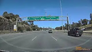 Real-time drive, Templestowe to Exhibition Street Melbourne