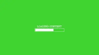 LOADING... GREEN SCREEN