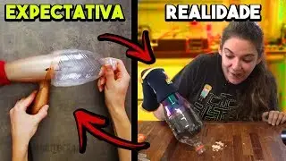 TESTEI TRUQUES COM COLA QUENTE!