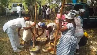 local food culture display in gomoa assin mampong festival 2024