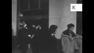 Outside Television House London, 1950s, UK Home Movies, Archive Footage