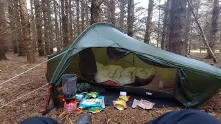 Galloway Forest Wild Camping |  Fjallraven Abisko Lite 1 Tent - Pine Green