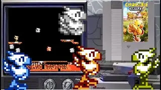 CHOCOBO BATTLE - NES ROM HACK 8 BITS NINTENDO FINAL FANTASY
